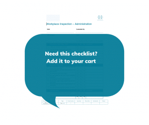 Sample Workplace Inspection Checklist - Administration